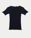 BASERANGE 25 Autumn/Winter VEIN TEE SHIRT T-shirt BAS-TTVT-CR-AU25-MURANO NAVY